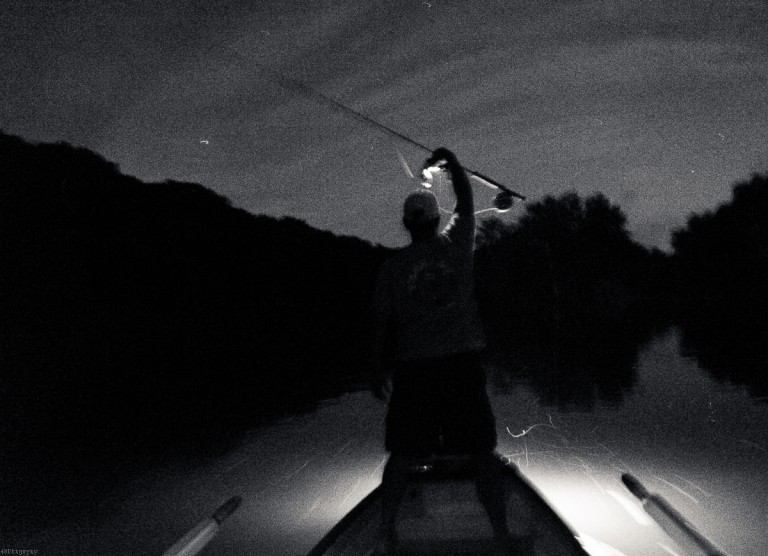 Night fishing, rock and roll, and drunks